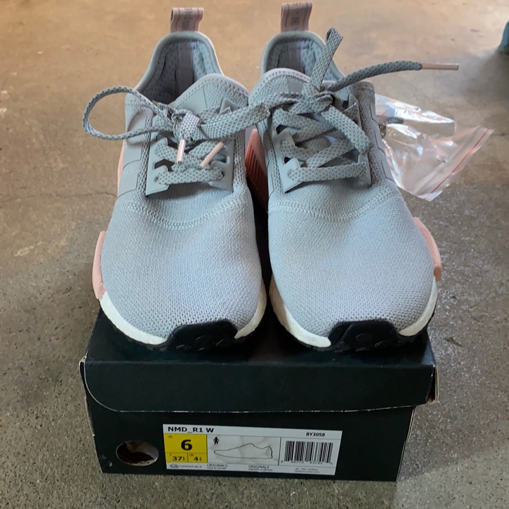 Adidas NMD Grey and Pink